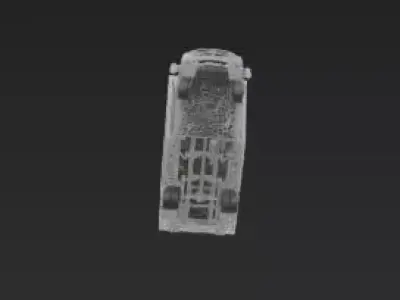 3D Ambulance Emergency Model 3D print model