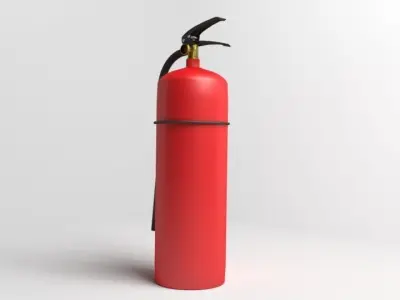 Fire Extinguisher 4 3D model