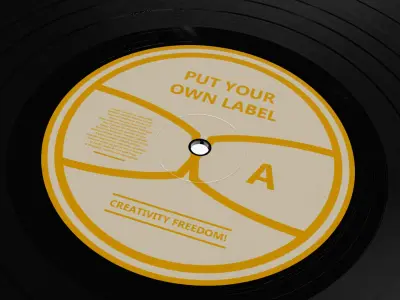 Vinyl Disc 3D model