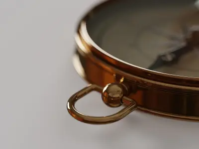 Old Compass 3d Model 3D model