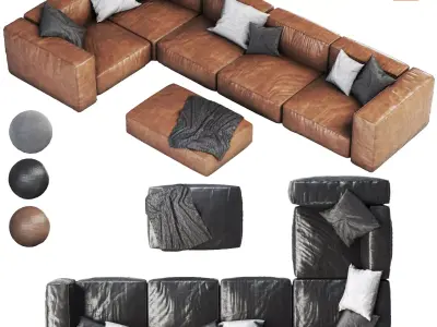 comfortable sofa 3D model