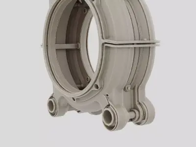 Industrial Factory Pump Housing for 3D print 3D model