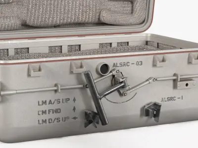  Apollo Sample Canister Housed in Protect Case 