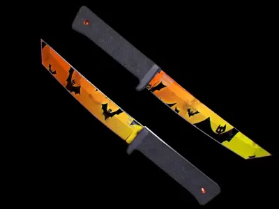 Cold Steel Recon Tanto Happy Halloween - Knife Low-poly 3D model