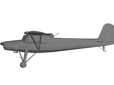 Fieseler Fi 156 Storch 3D model purchase