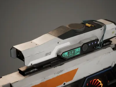 Sci-Fi Weapon Pack Mini Low-poly 3D model
