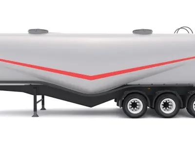 Cement Trailer 3D model