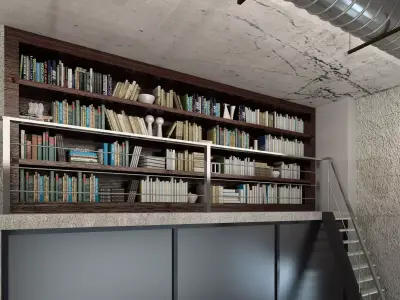 INDUSTRIAL INTERIOR SCENE 3D model purchase
