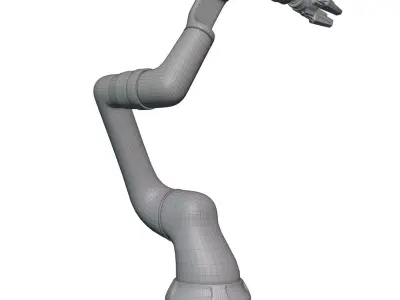 Robotic arm manipulator industrial 3D model