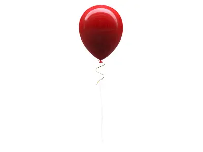 round balloons 02 3D model