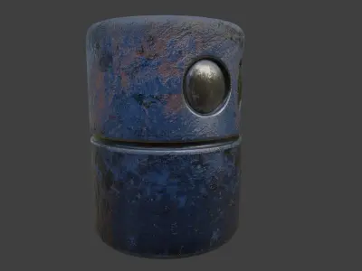 Different Cylinder  Free low-poly 3D model