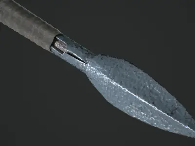 Spear Free low-poly 3D model purchase
