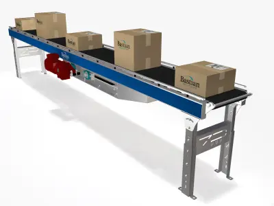 Conveyor - Zipline BRBAC 3D model