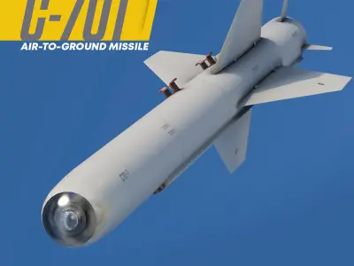 Chinese Missiles Collection 01 3D Model Pack