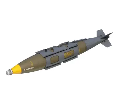 GBU-31 GBU31 JDAM GBU32 MK84 Bomb 3D model