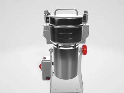 household herbal medicine grinder 3D model