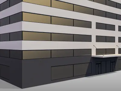 Commercial Building 014 3D model