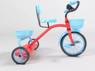 CHILDREN BICYCLE 3D model purchase