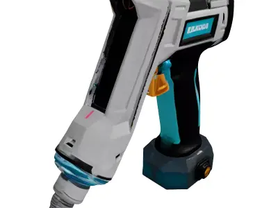 Futuristic Plasma Cutter Tool 3D model purchase