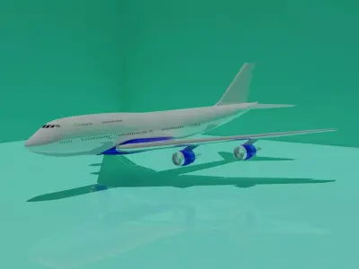Boeing 747 Free 3D model