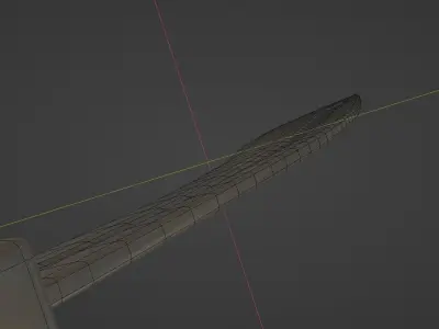 Historical falcata 3D model