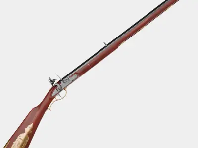Flintlock Long Rifle 3D model