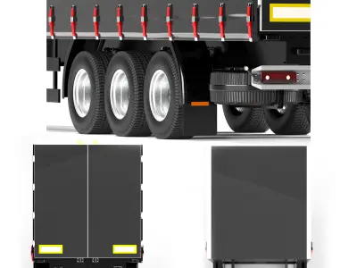 truck back   3D model