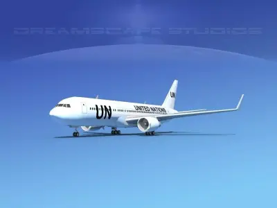 Boeing 767-300 UN 3D model