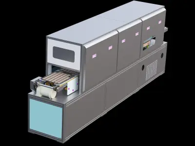 WIFI automated testing production line equipment 3D model