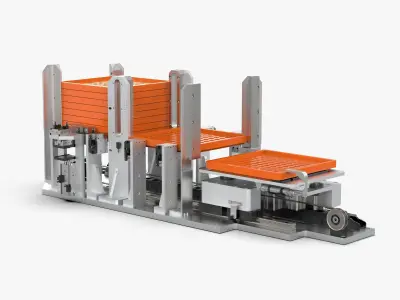 Tray Plate Loading Module 3D model