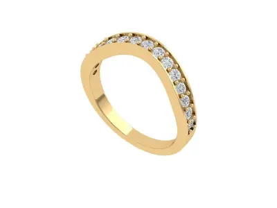 Wedding Art Deco Band 3D print model purchase