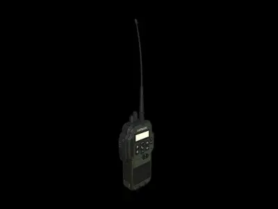 Radio Pack 1  Low-poly 3D model