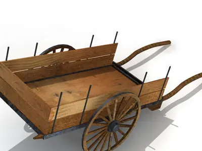 ancient chariot 3D model purchase