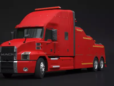 USA Recovery Truck 3D model