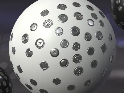 SCI-FI 16 Screw Decal Pack  Texture