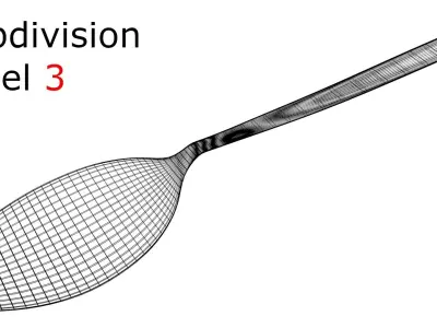 Fork Fork Fork Fork Fork Free low-poly 3D model