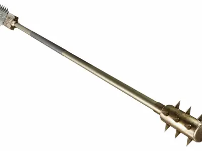 Serrated spear 3D model