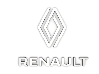 renault logo 3D model by Sergey