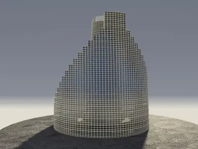 Multi purpose building 2 Free 3D model