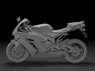 MOTORCYCLE HON-DA CBR 1000RR FIREBLADE 2005-2007 3D MODEL 3D print model