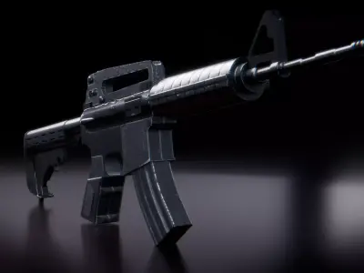 The Tactical Carbine Modern M4A1 Low-poly 3D model