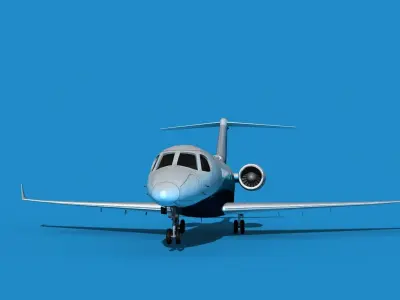 Cessna Citation C700 Longitude V15 3D model