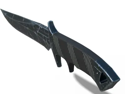 Tactical Knife Free low-poly 3D model
