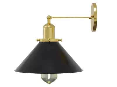 Lamp industrial style 3D model