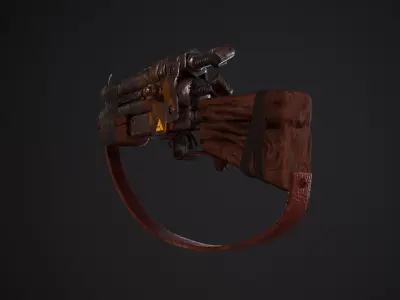 Stylize Shotgun 3D model