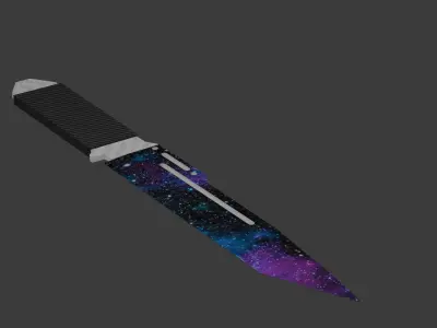 Knife 3D model 10