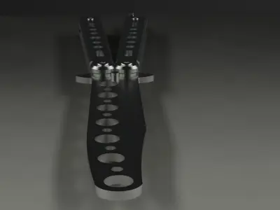 Training butterfly knife 3D print model
