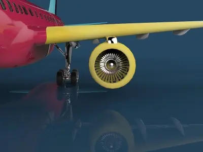 Aeroplane boeing - boeing 3D model