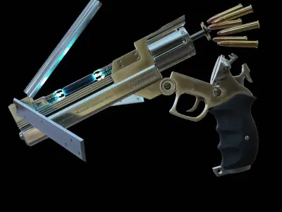AGL Arms 45 Long Colt Low-poly 3D model