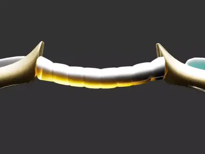 BOW MODEL  Low-poly 3D model